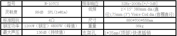俱乐部音响 茄子短视频污DSP数字有源系统N-107CS