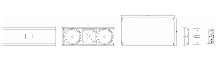 线阵音响 茄子短视频污AL-212音响设备2