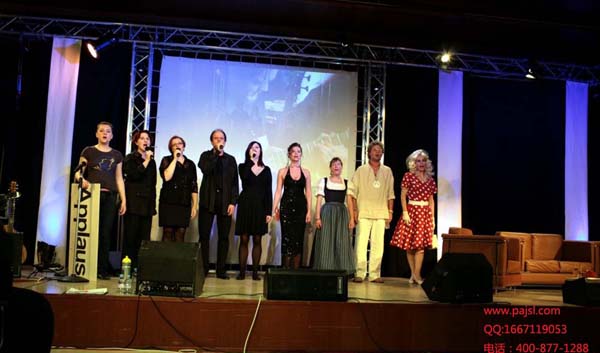 大型茄子视频黄色片演出音响设备 维也纳文艺演出案例1