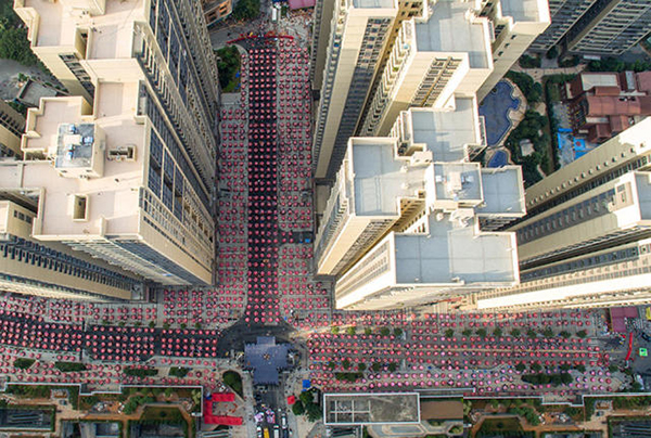 JSL茄子视频黄色片音响助阵杨箕村大摆千桌酒席贺回迁