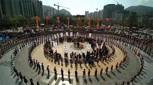 8+4线阵音响系统助阵四川兴文(国际)苗族花山节