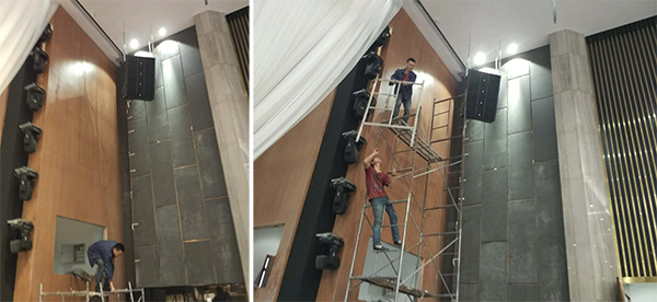 【四川成都】大型多功能厅灯光线阵音响系统