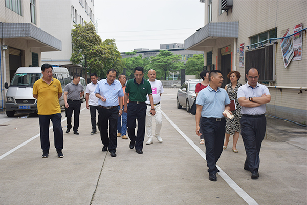 热烈欢迎工商联领导莅临万昌音响公司指导工作