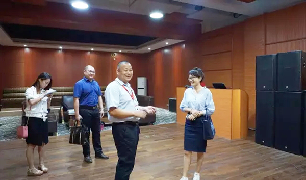 广东演艺设备行业商会走访万昌音响公司