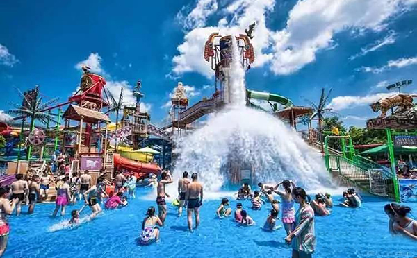 水上乐园采用线阵专业茄子视频黄色片音响系统