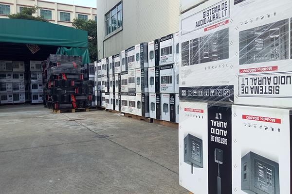 墨西哥客户再次定制400套有源声柱组合