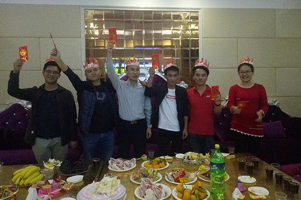 万昌音响10月份员工生日会