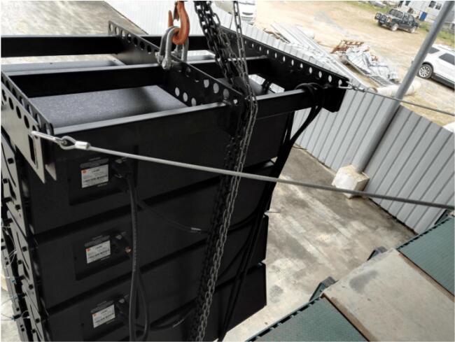 JSL茄子短视频污音响线阵的安装步骤