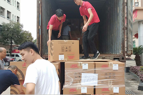 非洲客户定制茄子短视频污线阵列音响系统