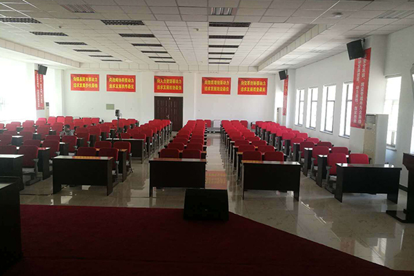 茄子短视频污音响进驻内蒙古阿拉善盟电业局 打造报告厅扩声系统