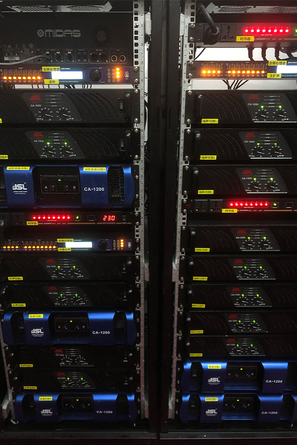 吉林长春航空学院体育馆采用专业音响设备