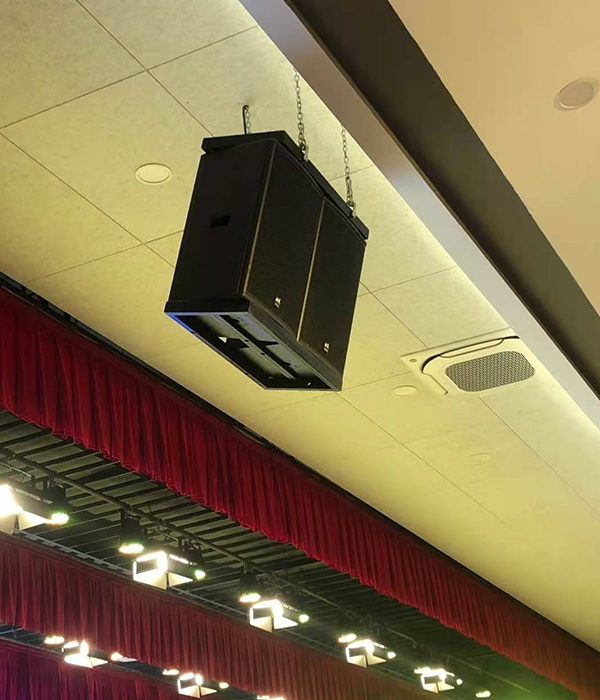 专业音响系统应用于佛山顺德聚胜小学多功能厅【茄子短视频污音响】