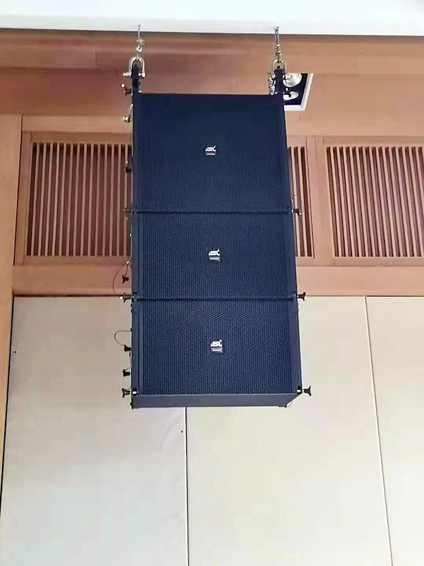 威海市蓝湖宾馆选用茄子短视频污GL有源线阵音响产品