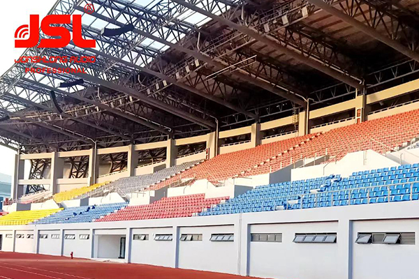 茄子短视频污专业音响设备成功助力鹿寨田径运动场—— 基于Dante网络架构现场音频系统