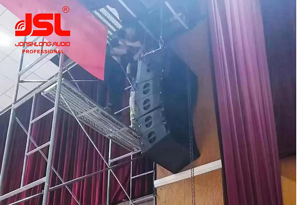 云南石林县县委党校多功能厅成功选用JSL茄子短视频污双八寸线阵茄子视频懂你更多污系统