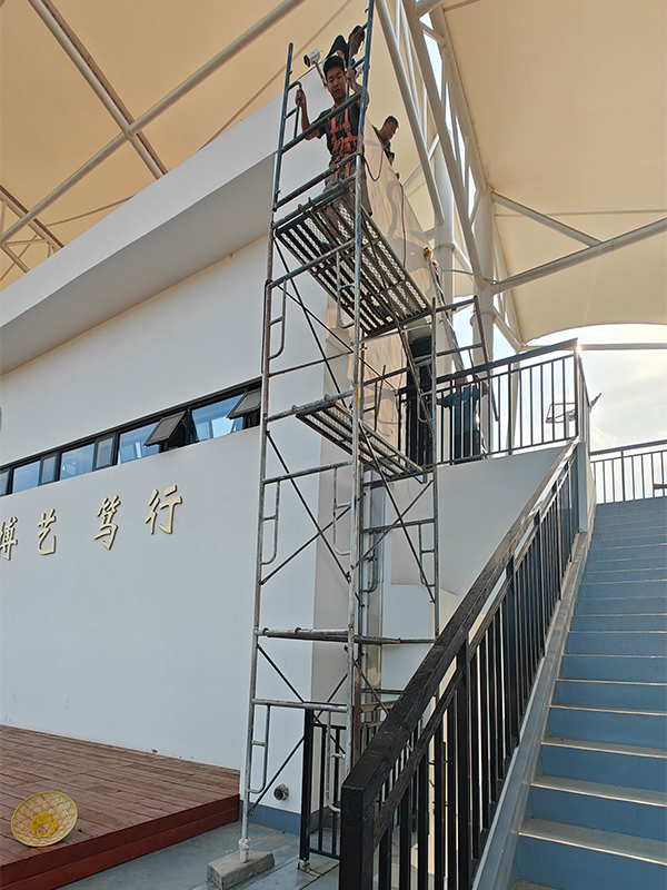 JSL茄子短视频污专业音响助阵开封文化艺术职业学院风雨操场