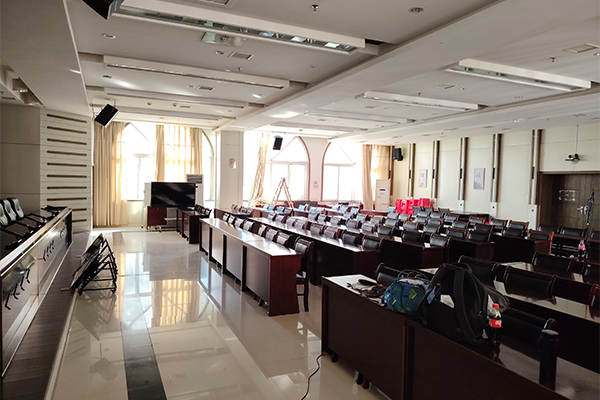 吉安市市场监督管理局报告厅选用茄子短视频污音响